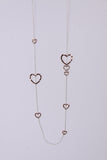 Hearts Lagen Look Jewellery Womens Necklace